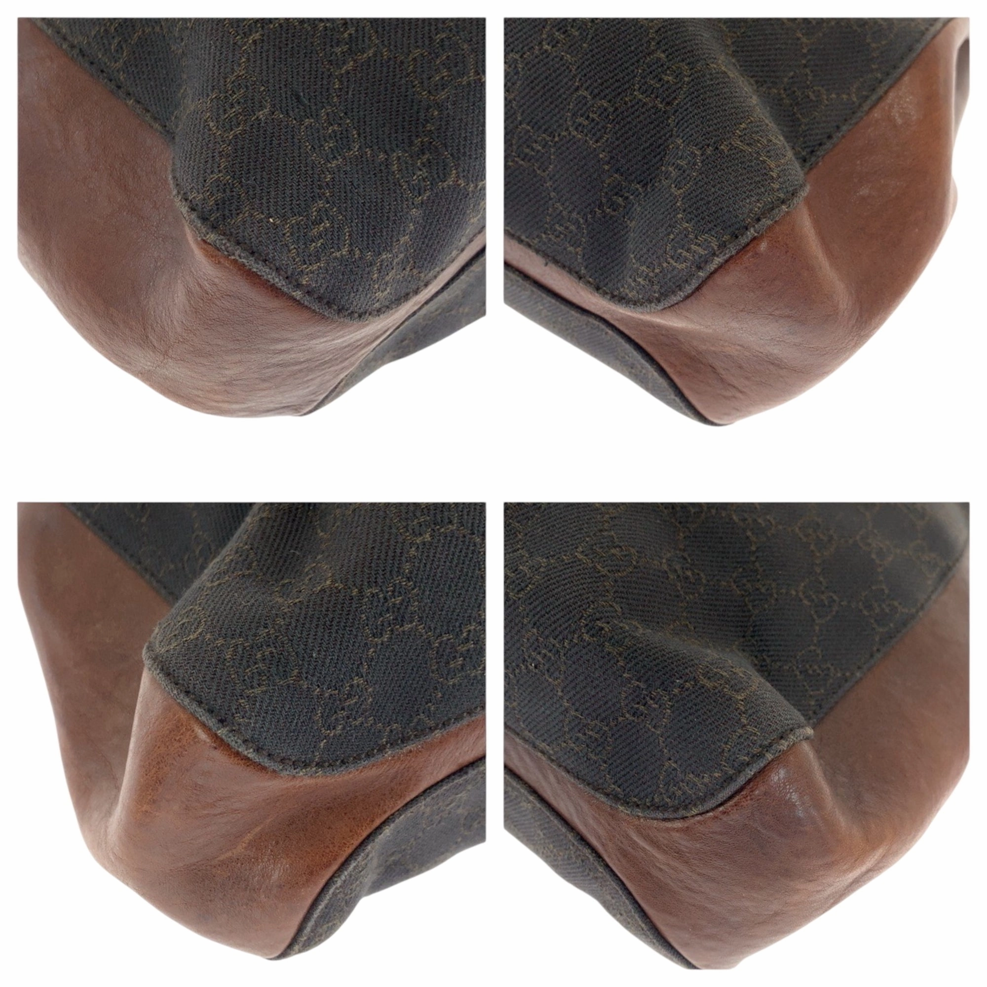 Gucci Brown Gg Canvas Shoulder Bag Tote Bag ()