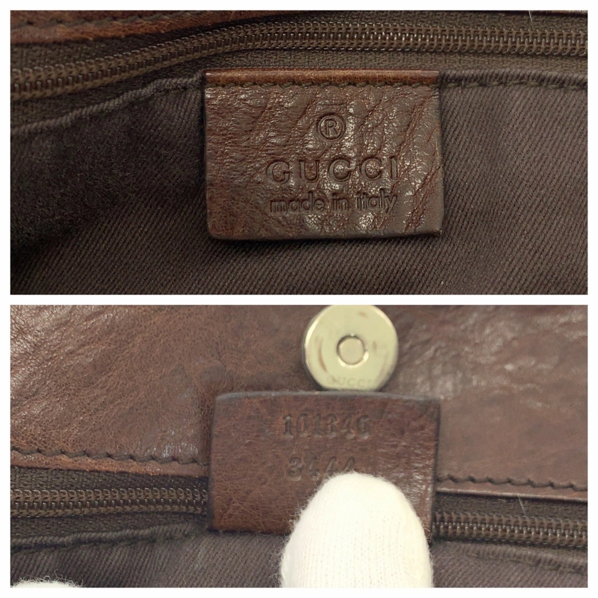 Gucci Brown Gg Canvas Shoulder Bag Tote Bag ()
