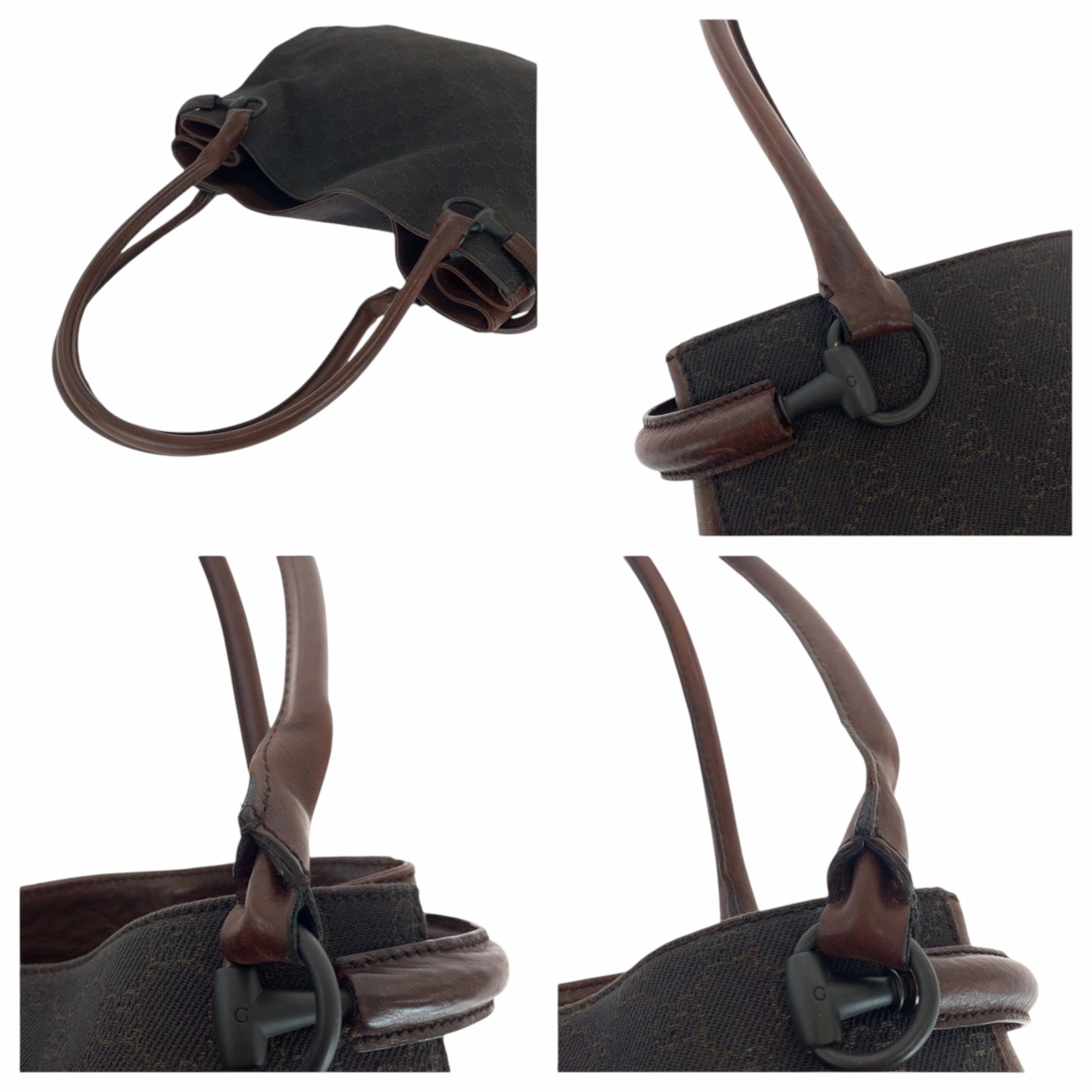 Gucci Brown Gg Canvas Shoulder Bag Tote Bag ()