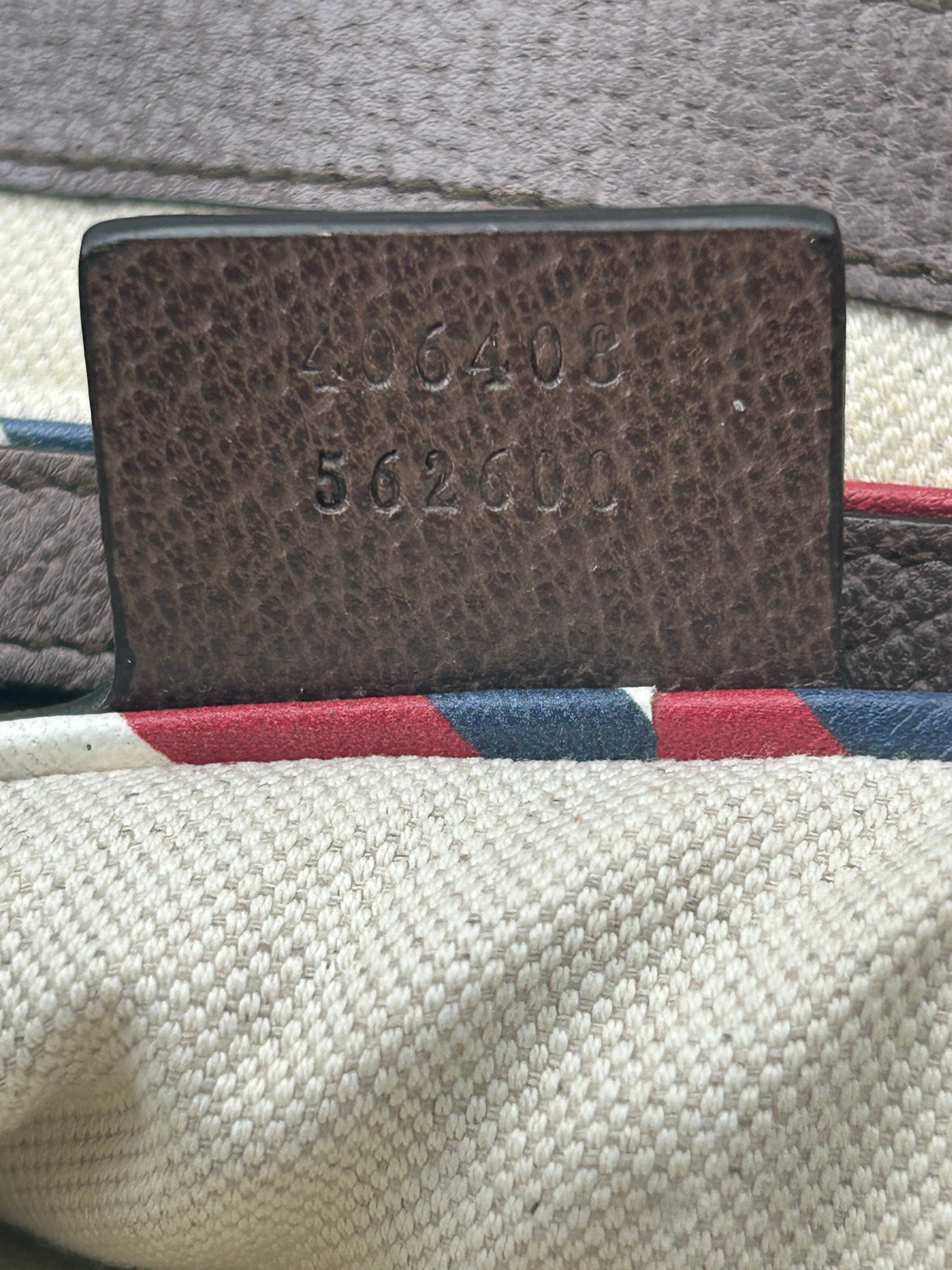Gucci Brown GG Monogram Patch Messenger Bag