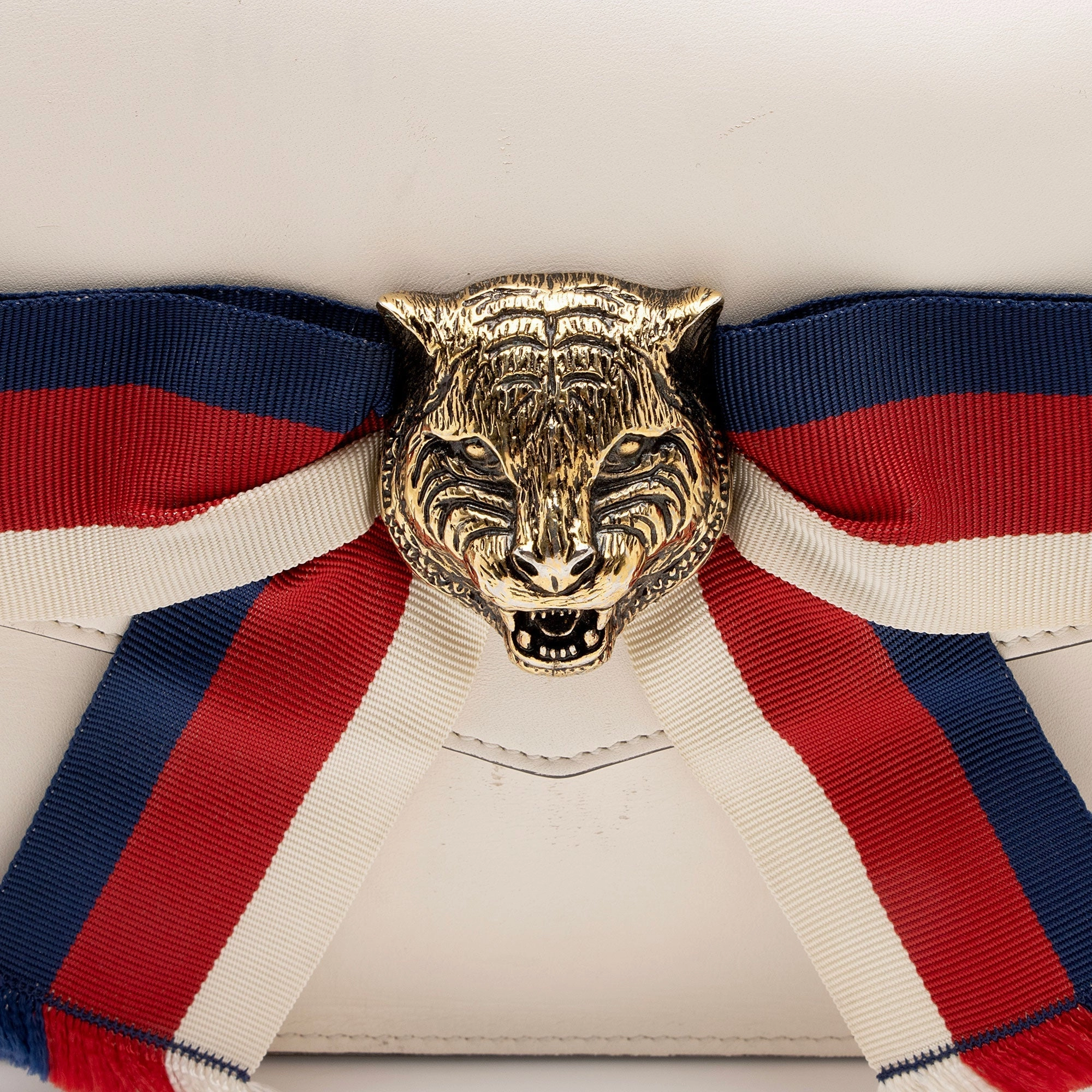 Gucci Calfskin Tiger Broadway Mini Shoulder Bag (SHF-VQsEa9)