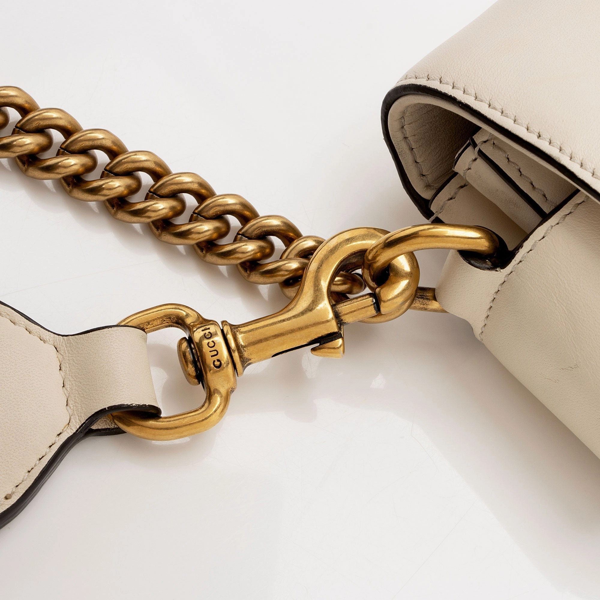 Gucci Calfskin Tiger Broadway Mini Shoulder Bag (SHF-VQsEa9)