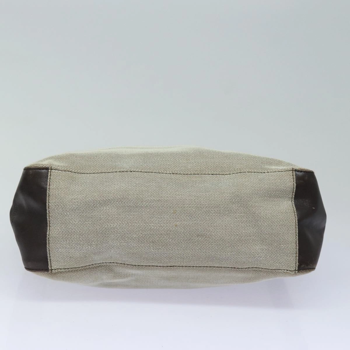 GUCCI Canvas Leather Shoulder Bag Beige 77112  fm3653