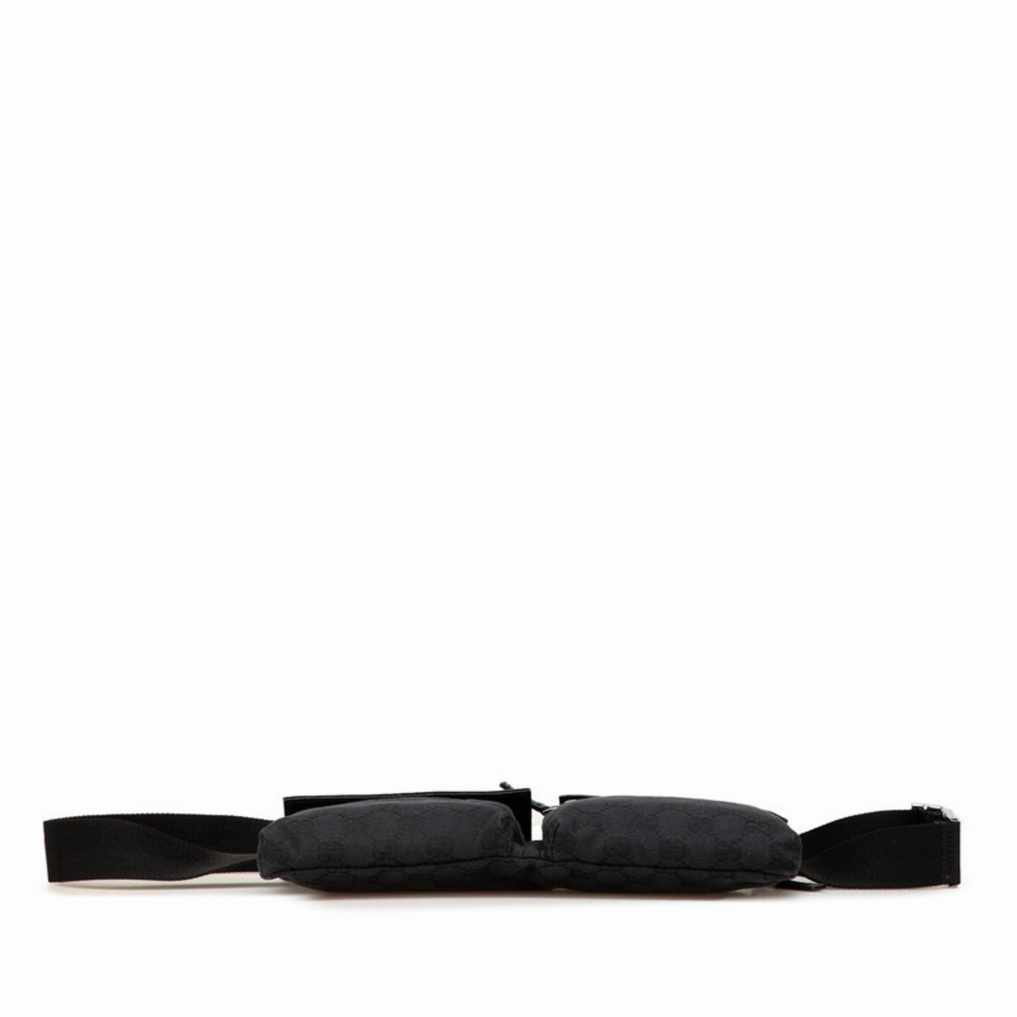 Gucci Canvas Leather Sling Bag (Pre-Owned)