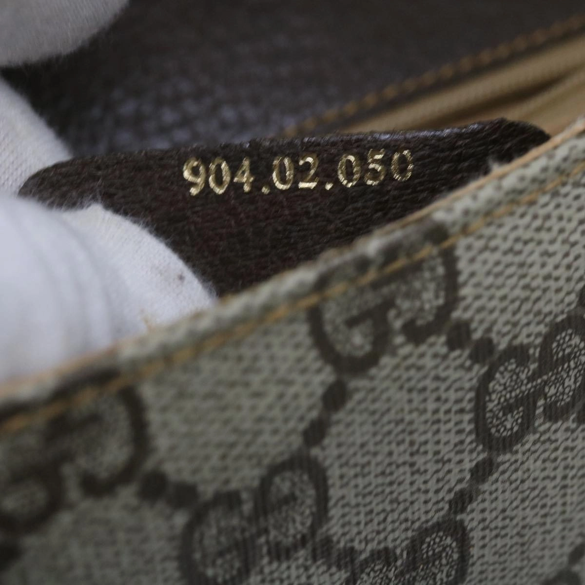 Gucci  Canvas Shoulder Bag (Pre-Owned)