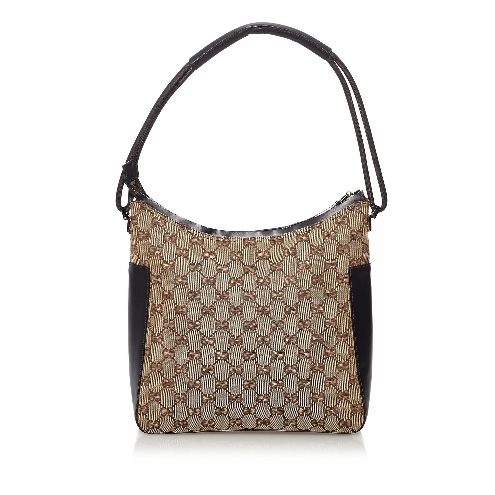 Gucci Canvas Shoulder Bag (SHG-32444)
