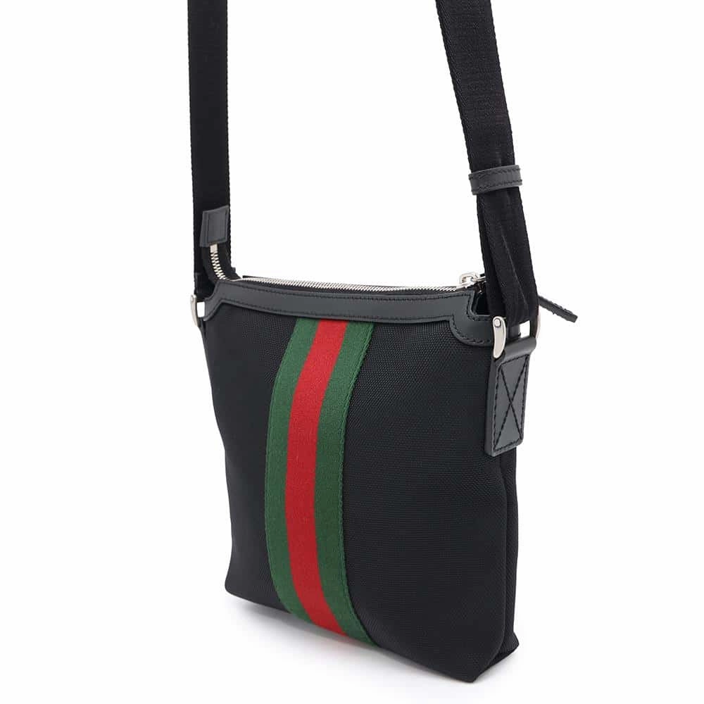GUCCI Cherie Shoulder Bag Black631195 Canvas