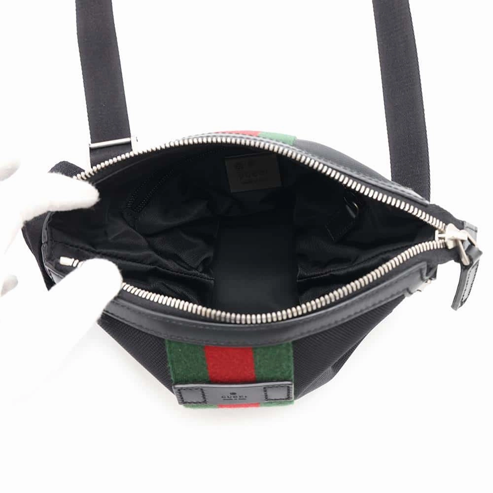 GUCCI Cherie Shoulder Bag Black631195 Canvas