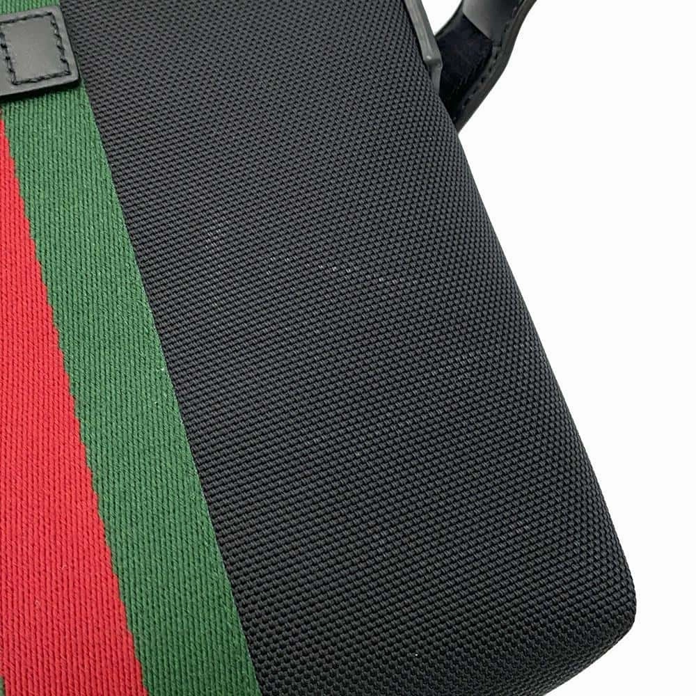 GUCCI Cherie Shoulder Bag Black631195 Canvas