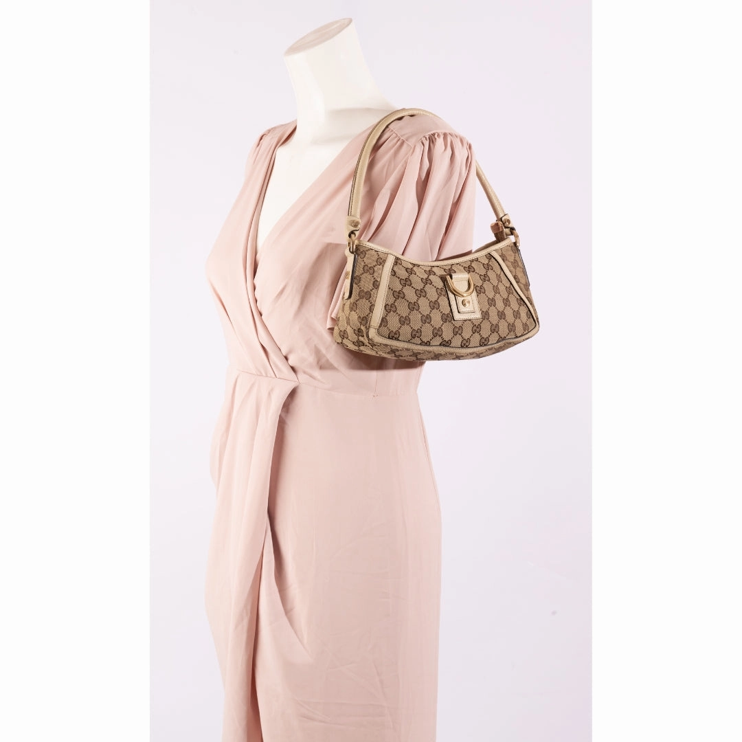 Gucci GG Canvas Abbey D Ring Pochette
