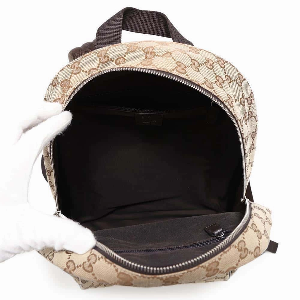 GUCCI GG Canvas Backpack Beige449906 GG Canvas
