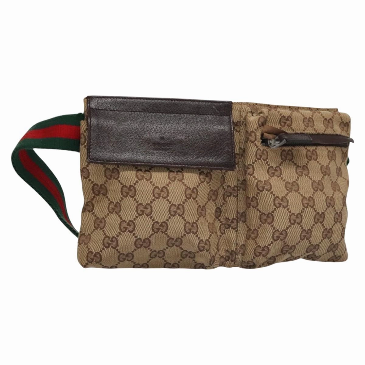 Gucci Gg Canvas Beige Canvas Shoulder Bag ()