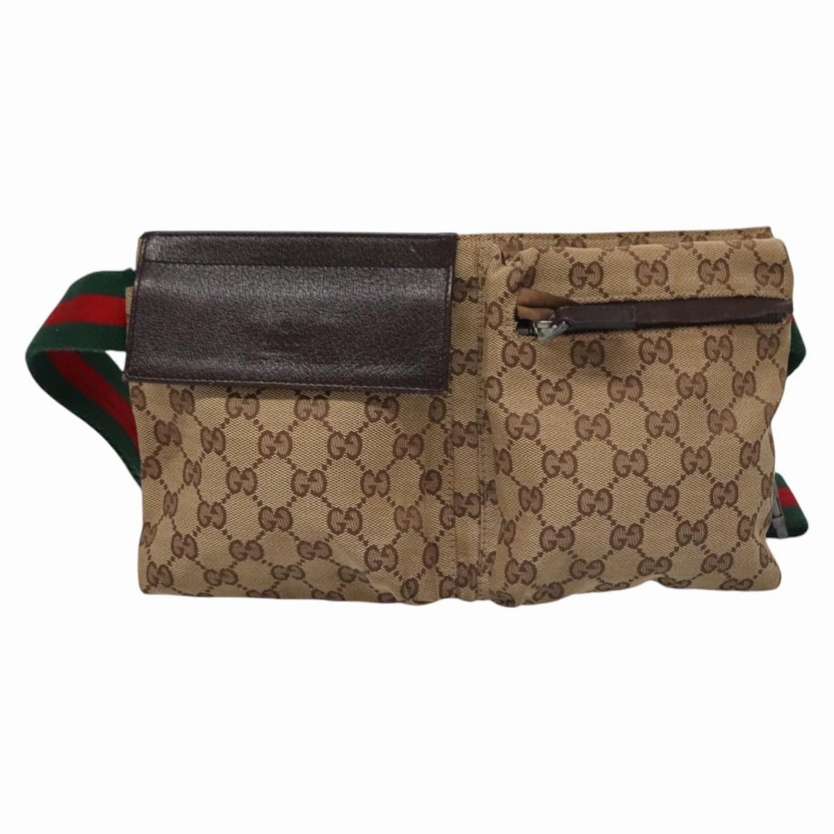 Gucci Gg Canvas Beige Canvas Shoulder Bag ()