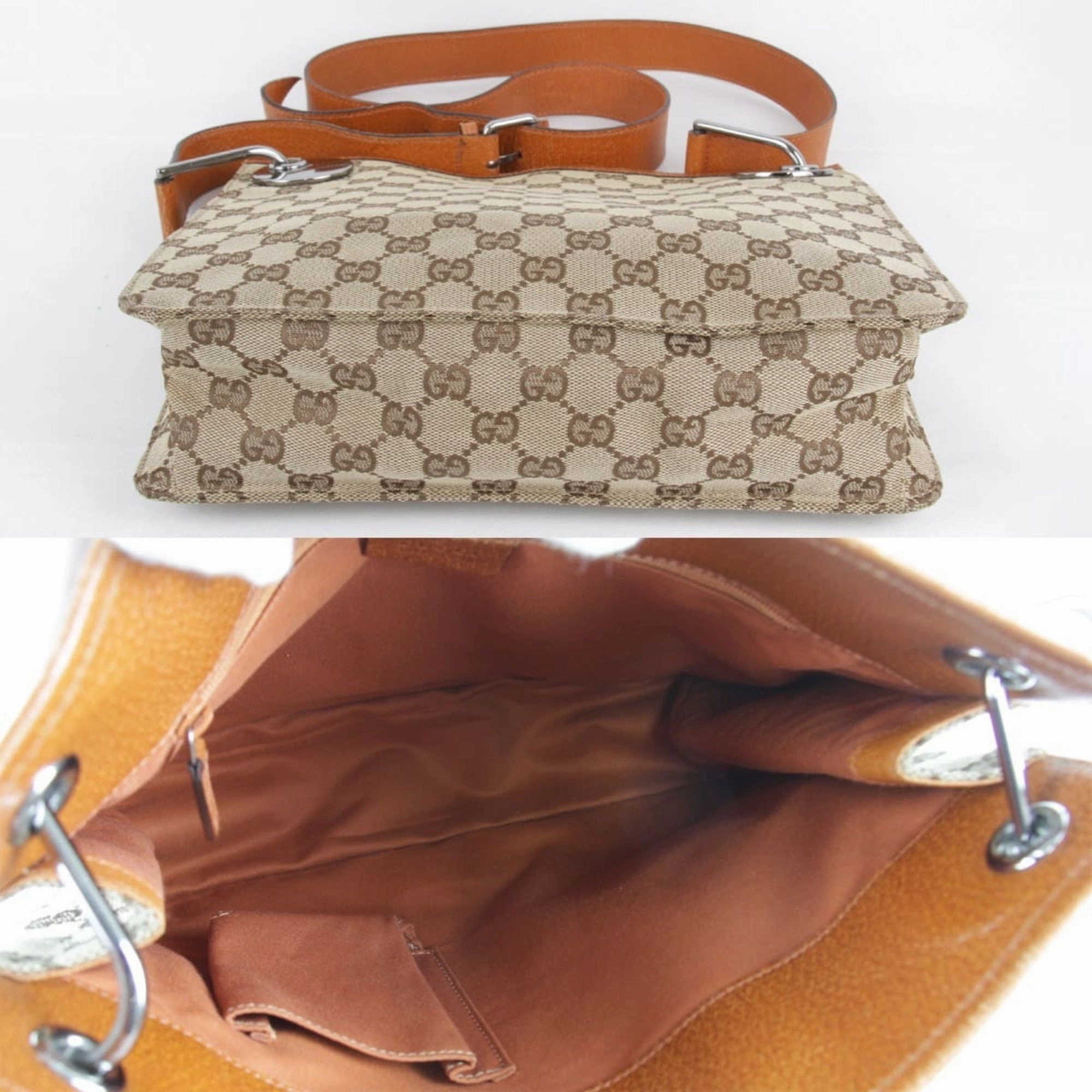 Gucci Gg Canvas Beige Gg Canvas Shoulder Bag ()