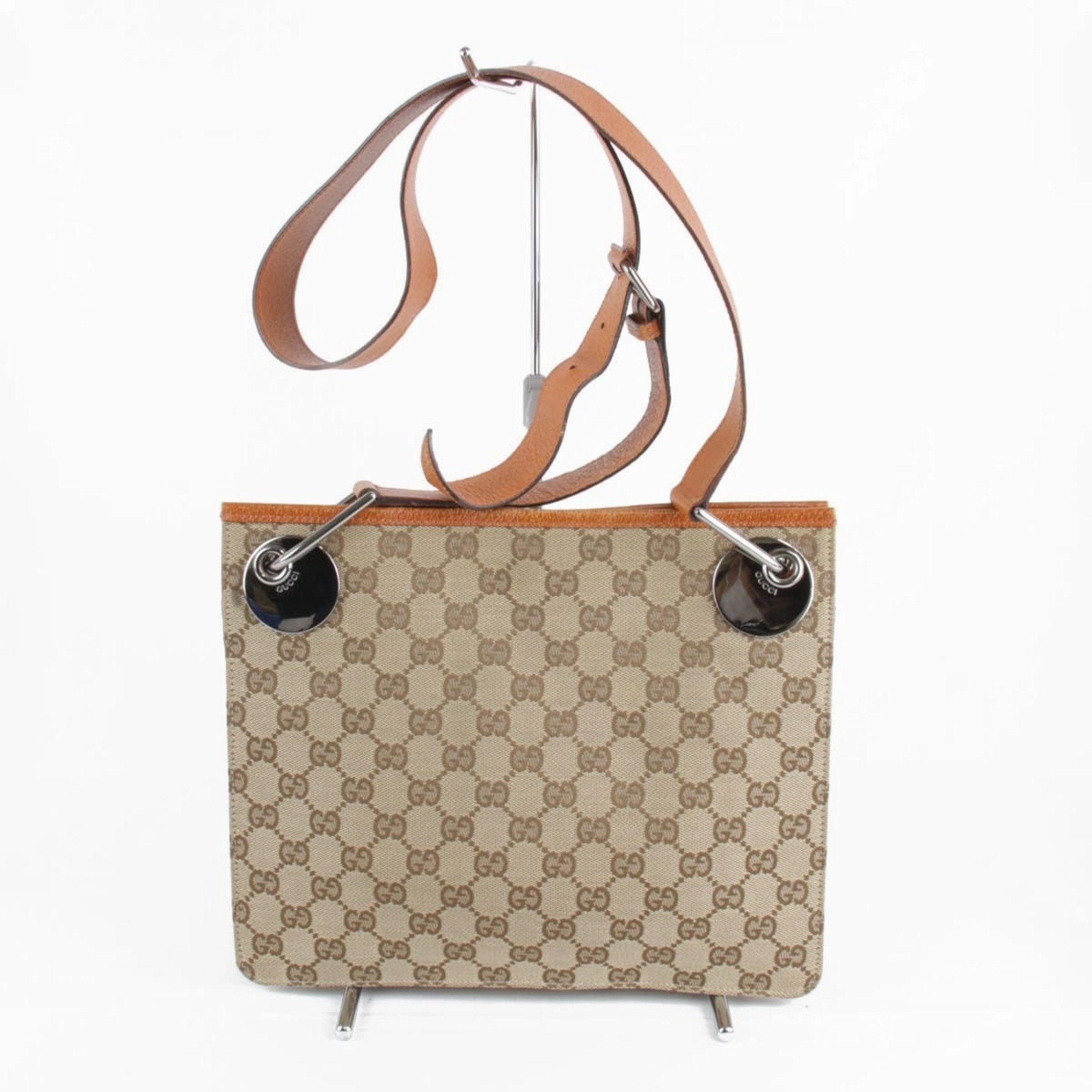 Gucci Gg Canvas Beige Gg Canvas Shoulder Bag ()