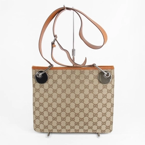 Gucci Gg Canvas Beige Gg Canvas Shoulder Bag ()