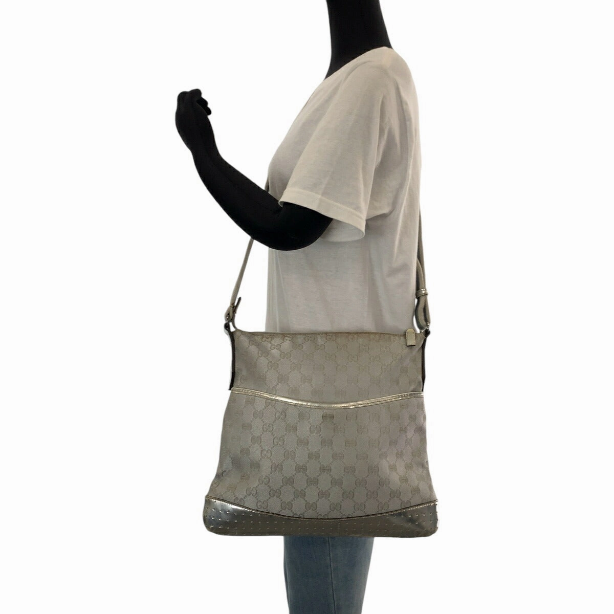Gucci GG Canvas Enamel Shoulder Bag