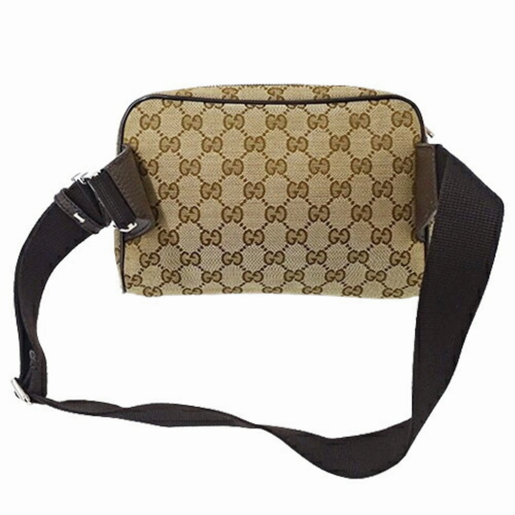 Gucci  Gg Canvas Fanny Pack Sling Bag (Pre-Owned)