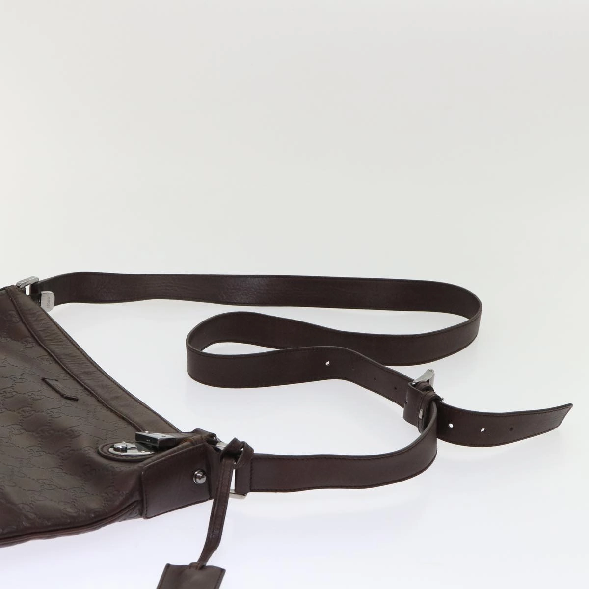GUCCI GG Canvas Guccissima Shoulder Bag Brown 148476  ki3279