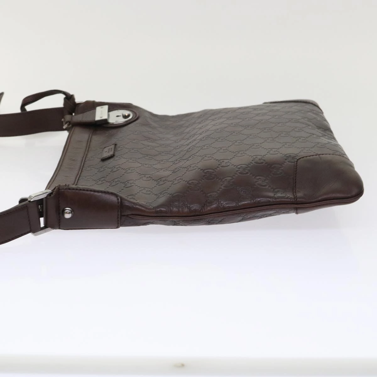GUCCI GG Canvas Guccissima Shoulder Bag Brown 148476  ki3279