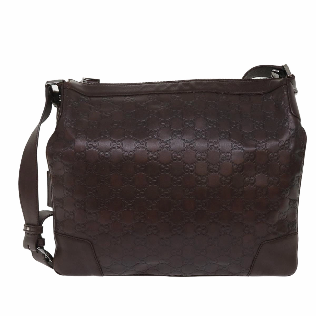 GUCCI GG Canvas Guccissima Shoulder Bag Brown 148476  ki3279