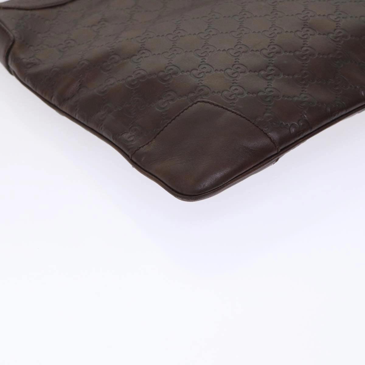 GUCCI GG Canvas Guccissima Shoulder Bag Brown 148476  ki3279