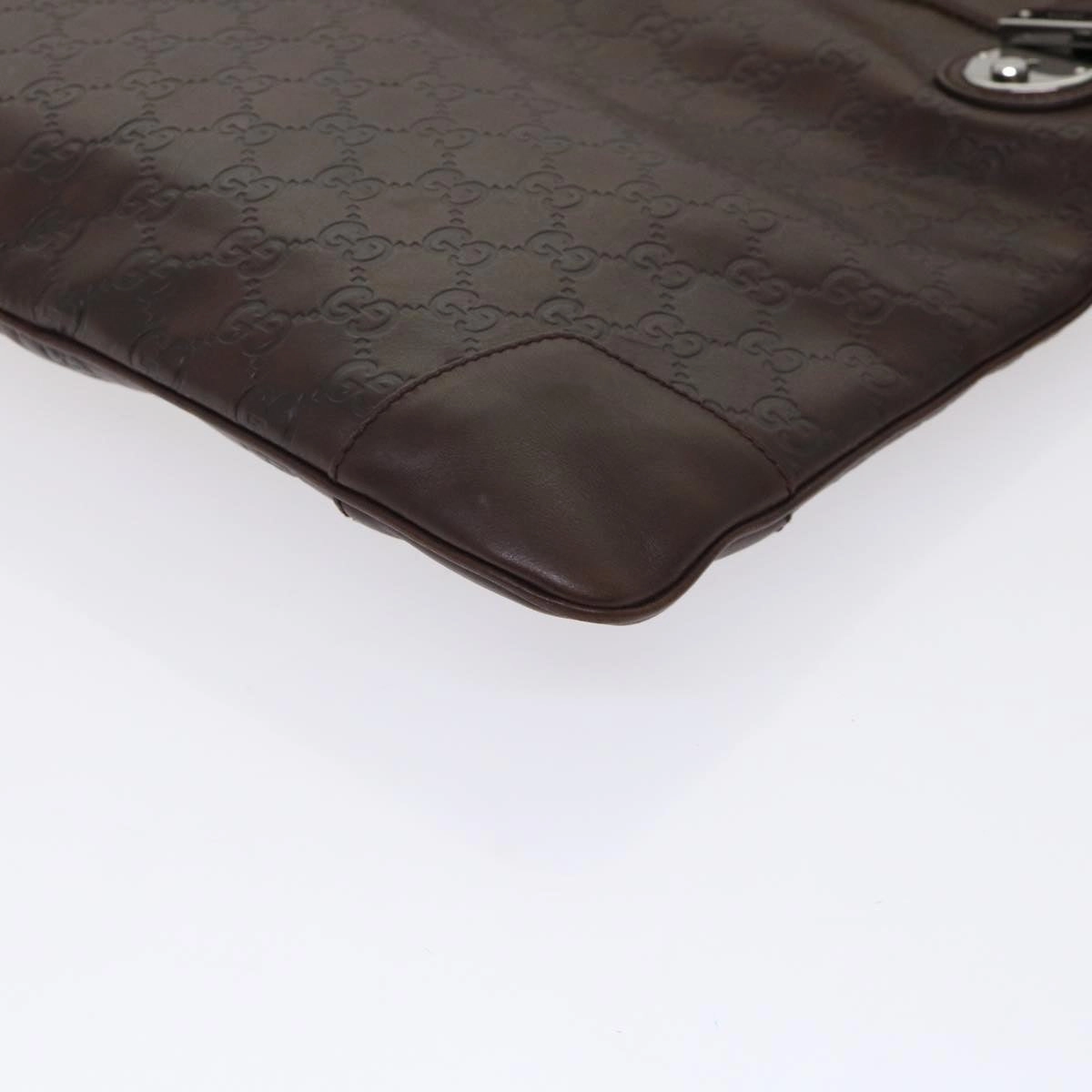 GUCCI GG Canvas Guccissima Shoulder Bag Brown 148476  ki3279