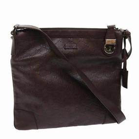 GUCCI GG Canvas Guccissima Shoulder Bag Brown 148476  ki3279