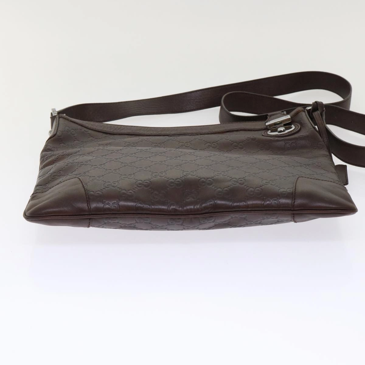 GUCCI GG Canvas Guccissima Shoulder Bag Brown 148476  ki3279