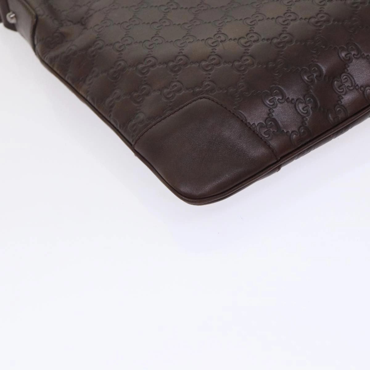 GUCCI GG Canvas Guccissima Shoulder Bag Brown 148476  ki3279