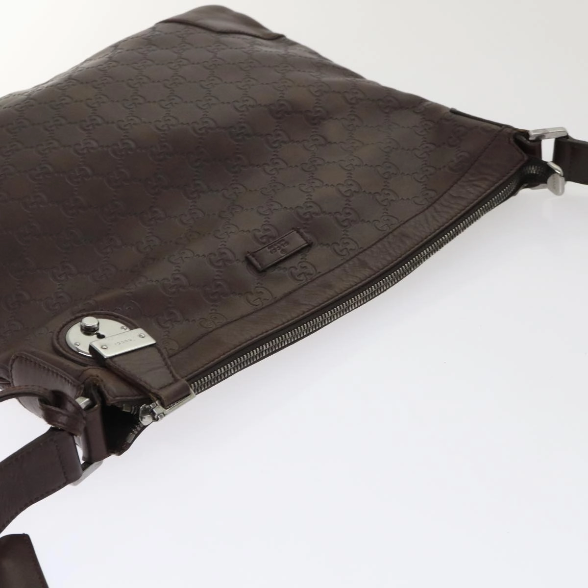 GUCCI GG Canvas Guccissima Shoulder Bag Brown 148476  ki3279