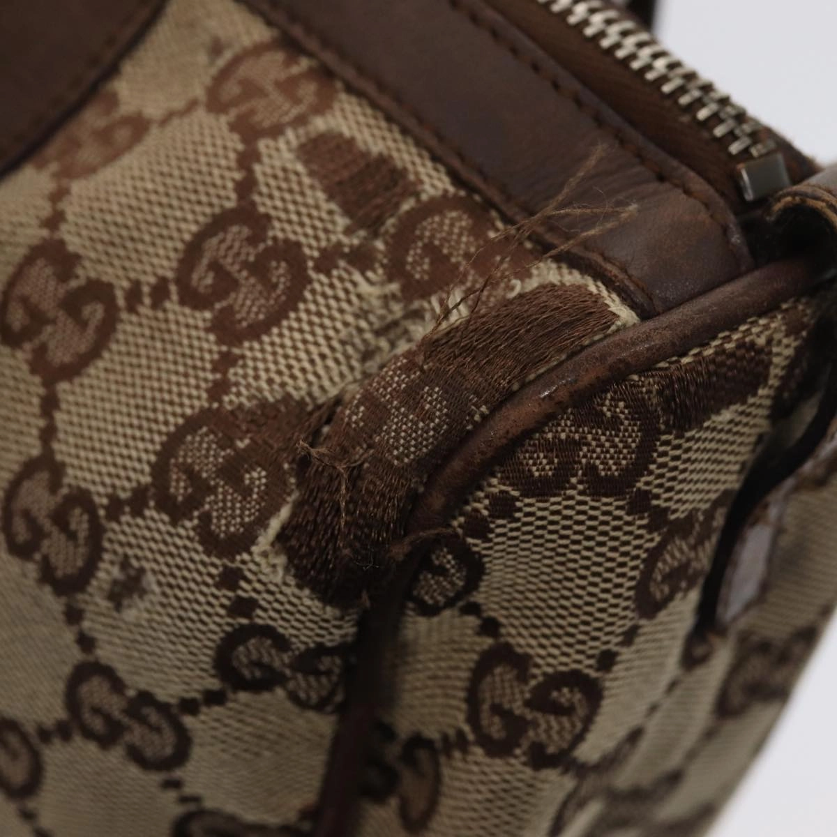 GUCCI GG Canvas Shoulder Bag 2Set Beige Black 1941
