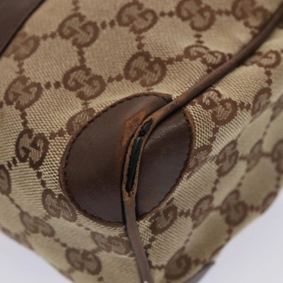 GUCCI GG Canvas Shoulder Bag 2Set Beige Black 1941