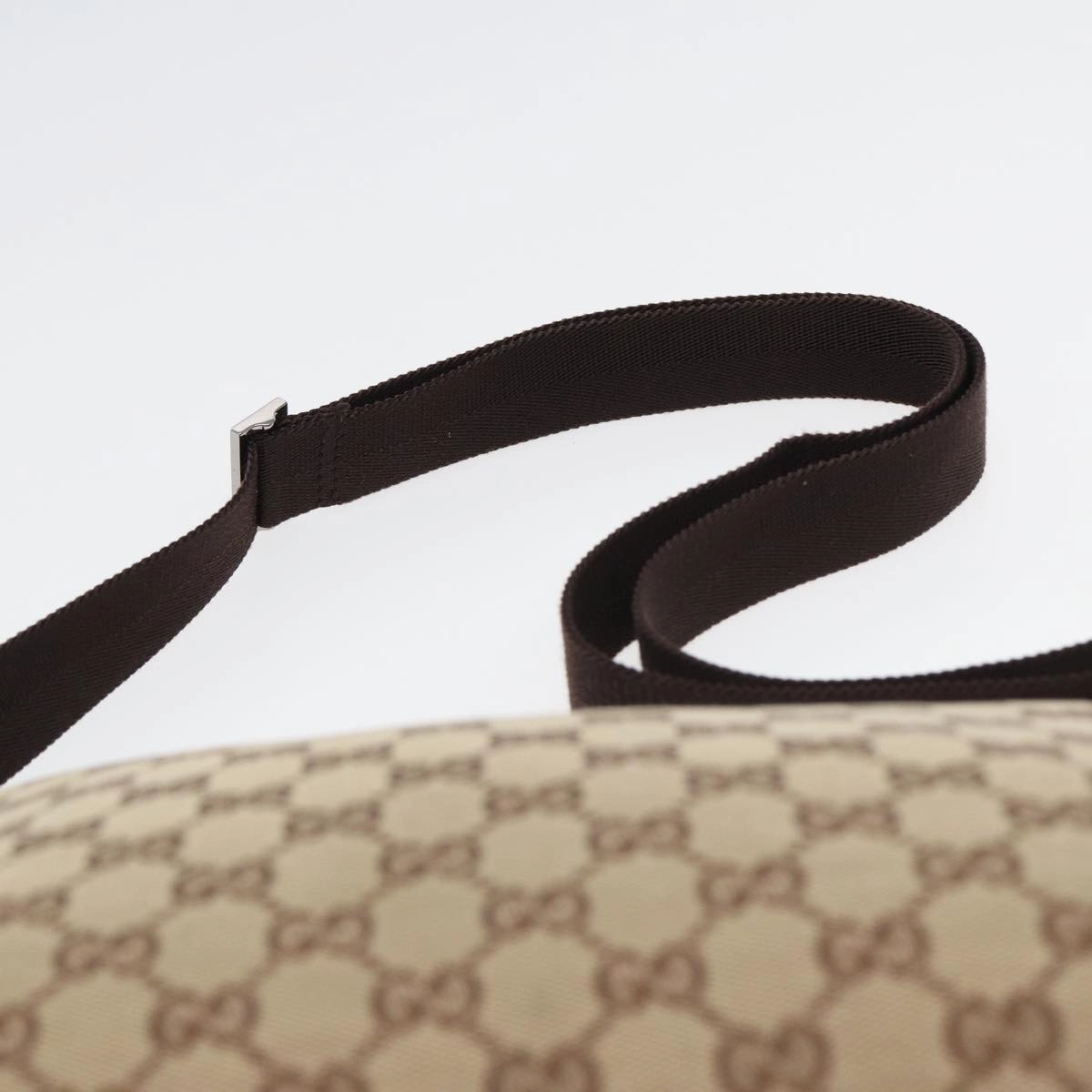 GUCCI GG Canvas Shoulder Bag Beige 114273  84223