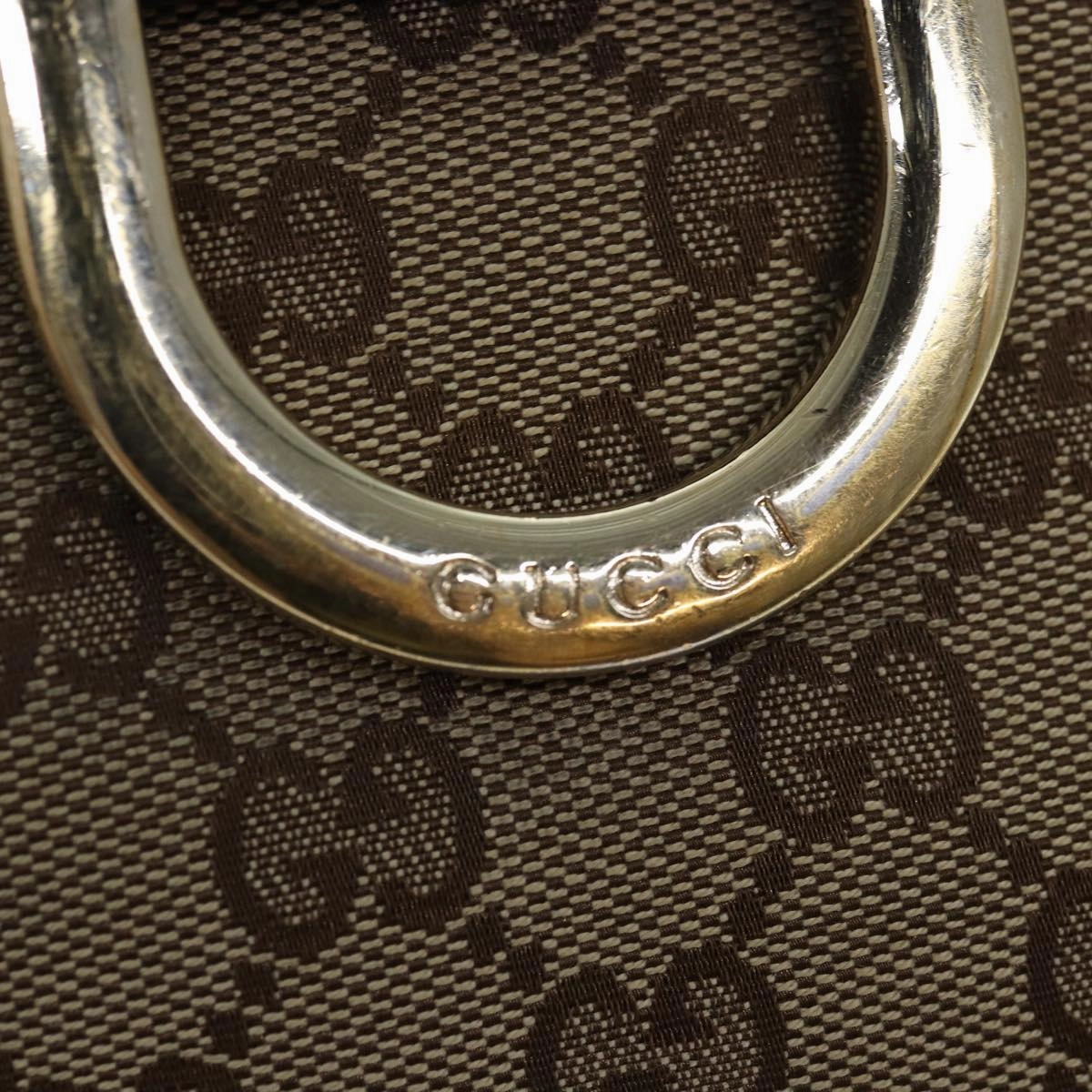 GUCCI GG Canvas Shoulder Bag Beige 203257  75598