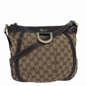 GUCCI GG Canvas Shoulder Bag Beige 203257  75598