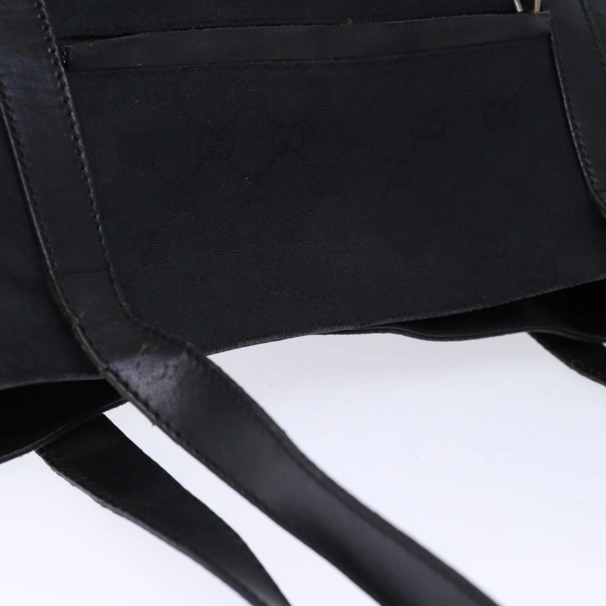 Gucci Gg Canvas Shoulder Bag Black