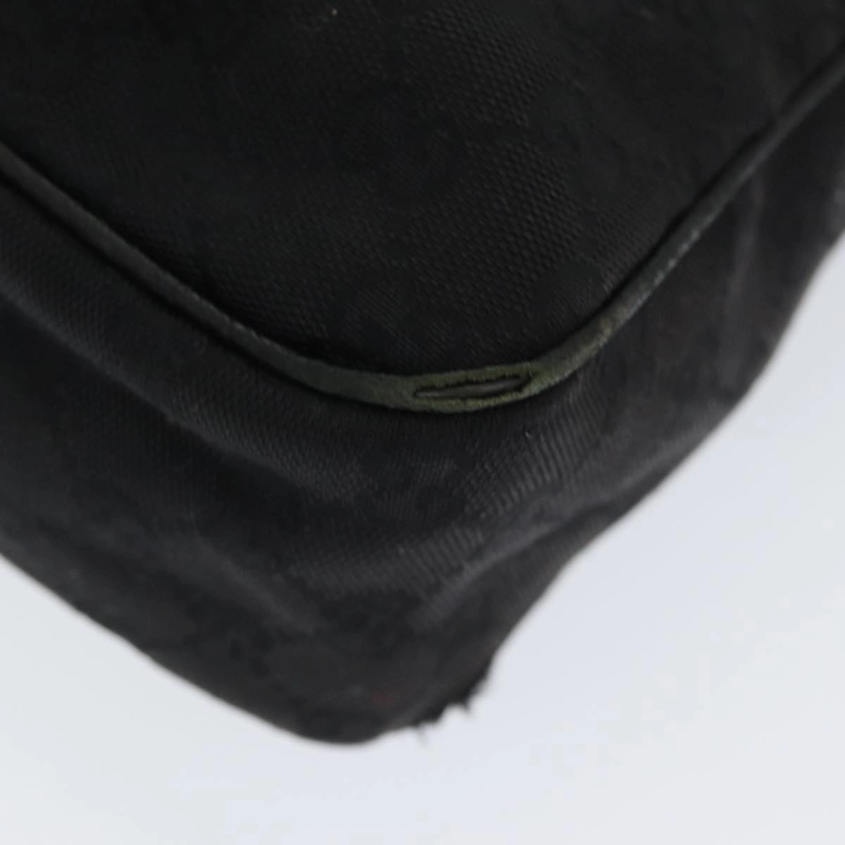 GUCCI GG Canvas Shoulder Bag Black 131211  ki4683