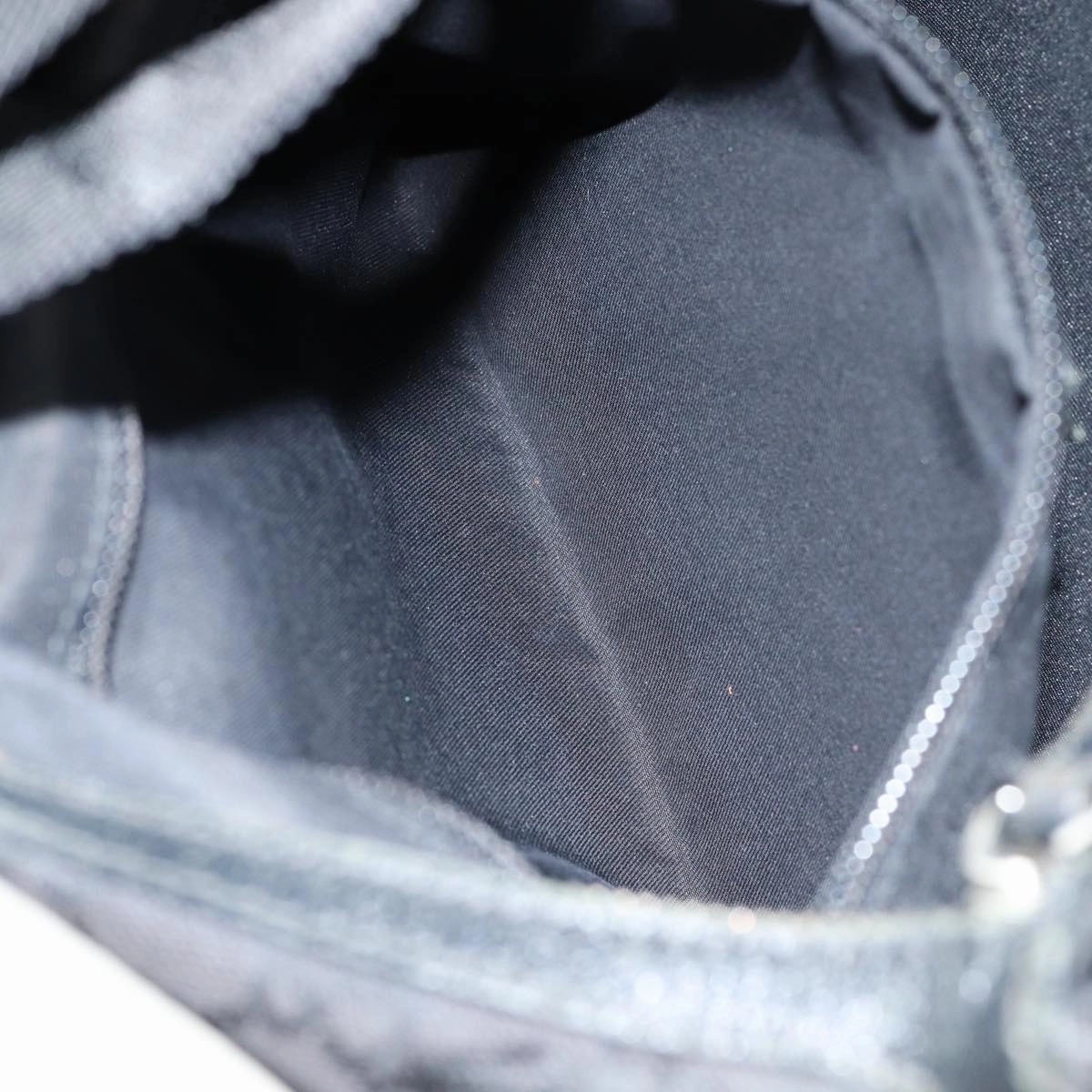 GUCCI GG Canvas Shoulder Bag Black 131211  ki4683