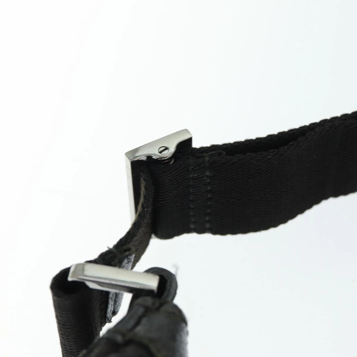 GUCCI GG Canvas Shoulder Bag Black 131211  ki4683