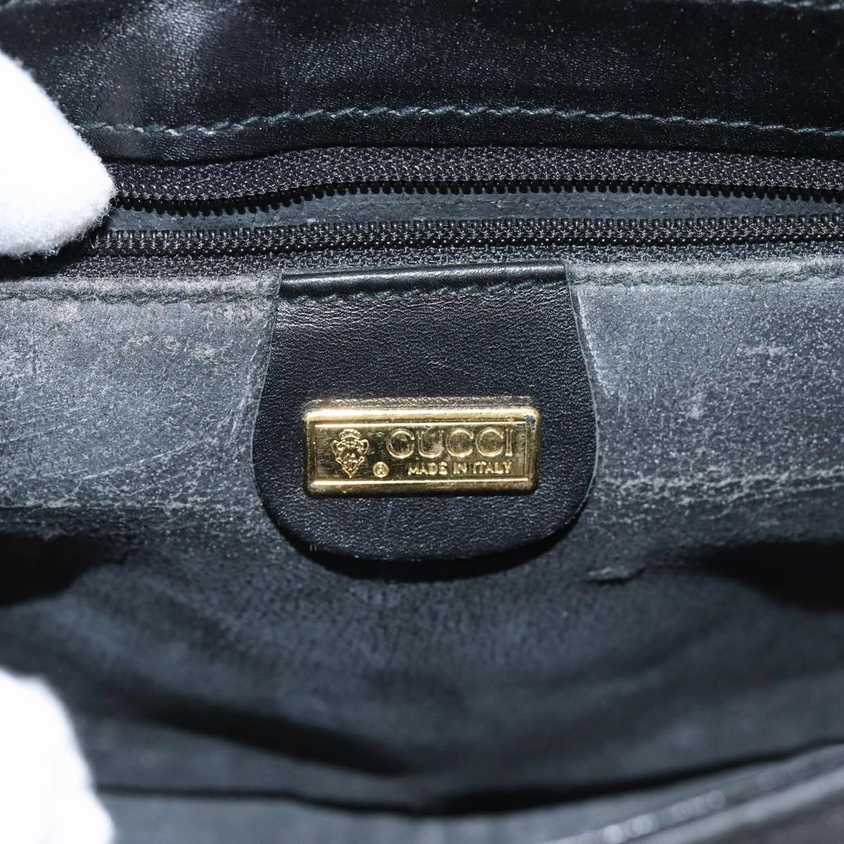 GUCCI GG Canvas Shoulder Bag Black  ep4943