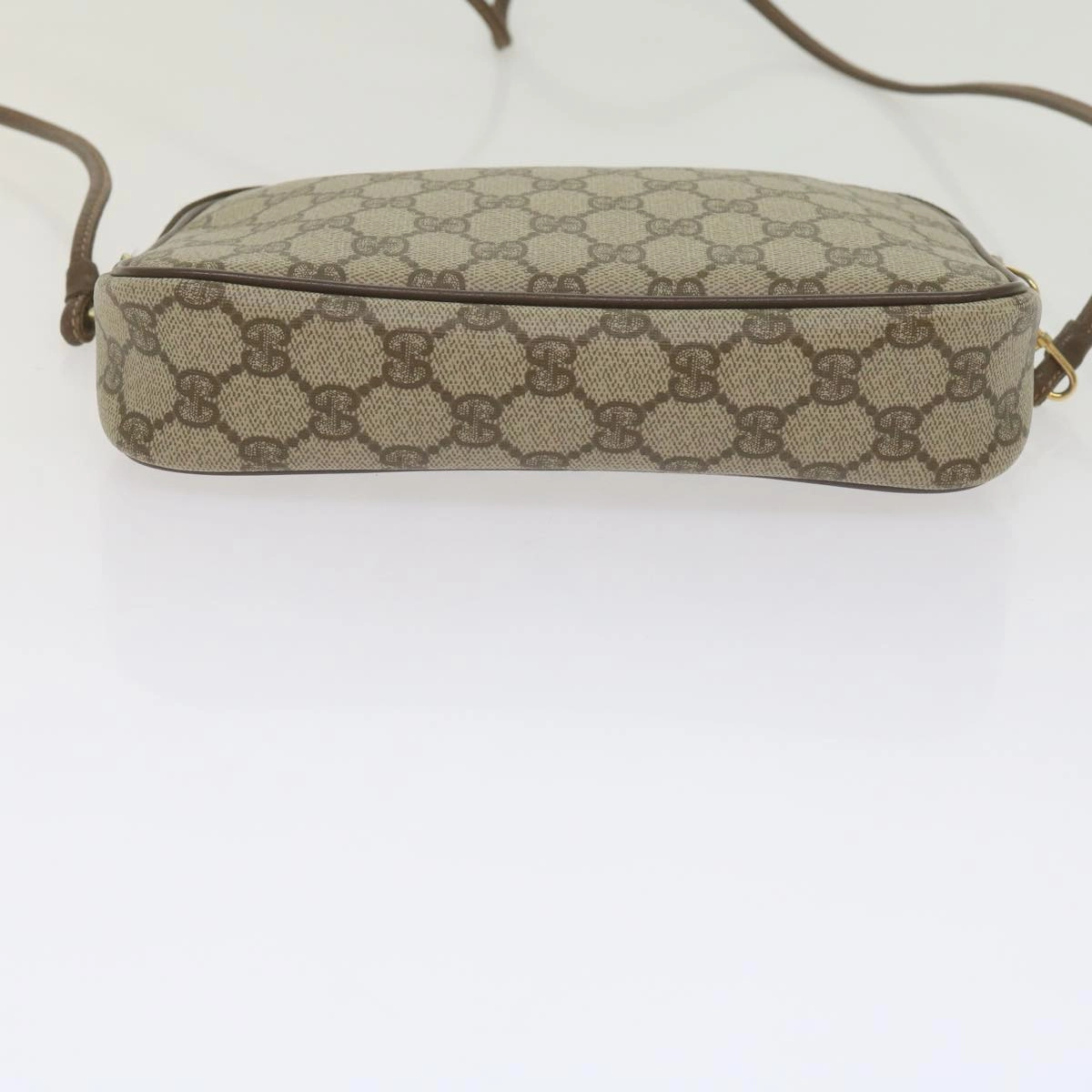 Gucci GG Canvas Shoulder Bag PVC Beige