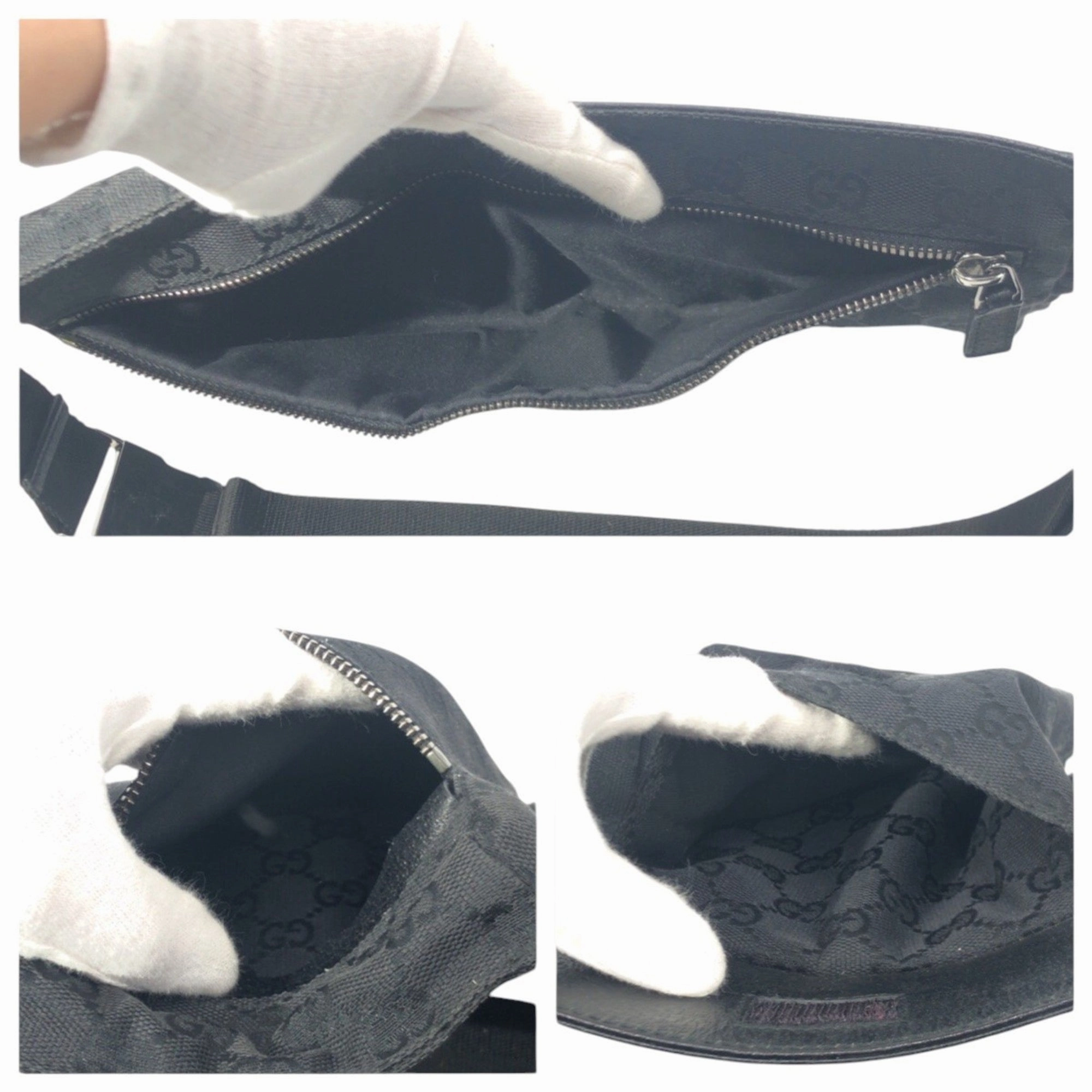 Gucci Gg Canvas Shoulder Bag Sling Bag (Pre-Owned)