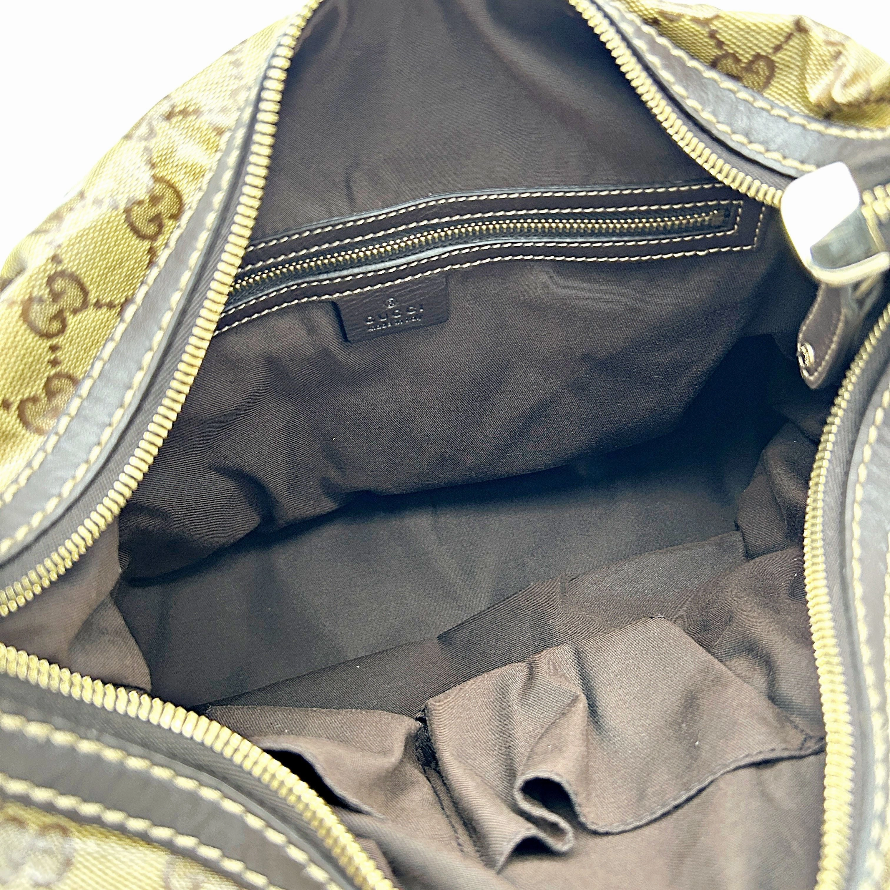 Gucci GG Crystal Mix Shoulder Bag Beige Cloth gu5827cc