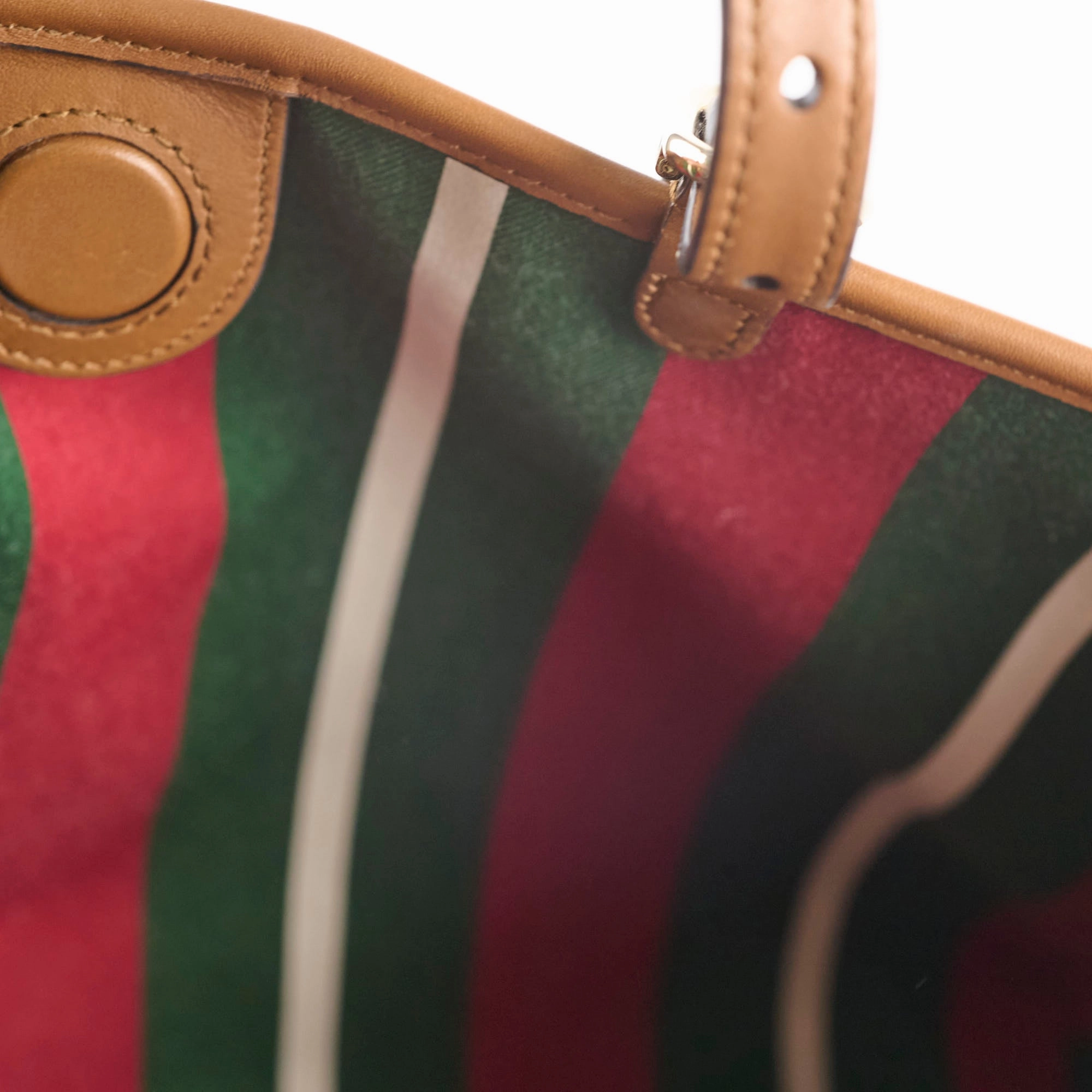 Gucci GG Emblem Canvas Medium Tote Beige