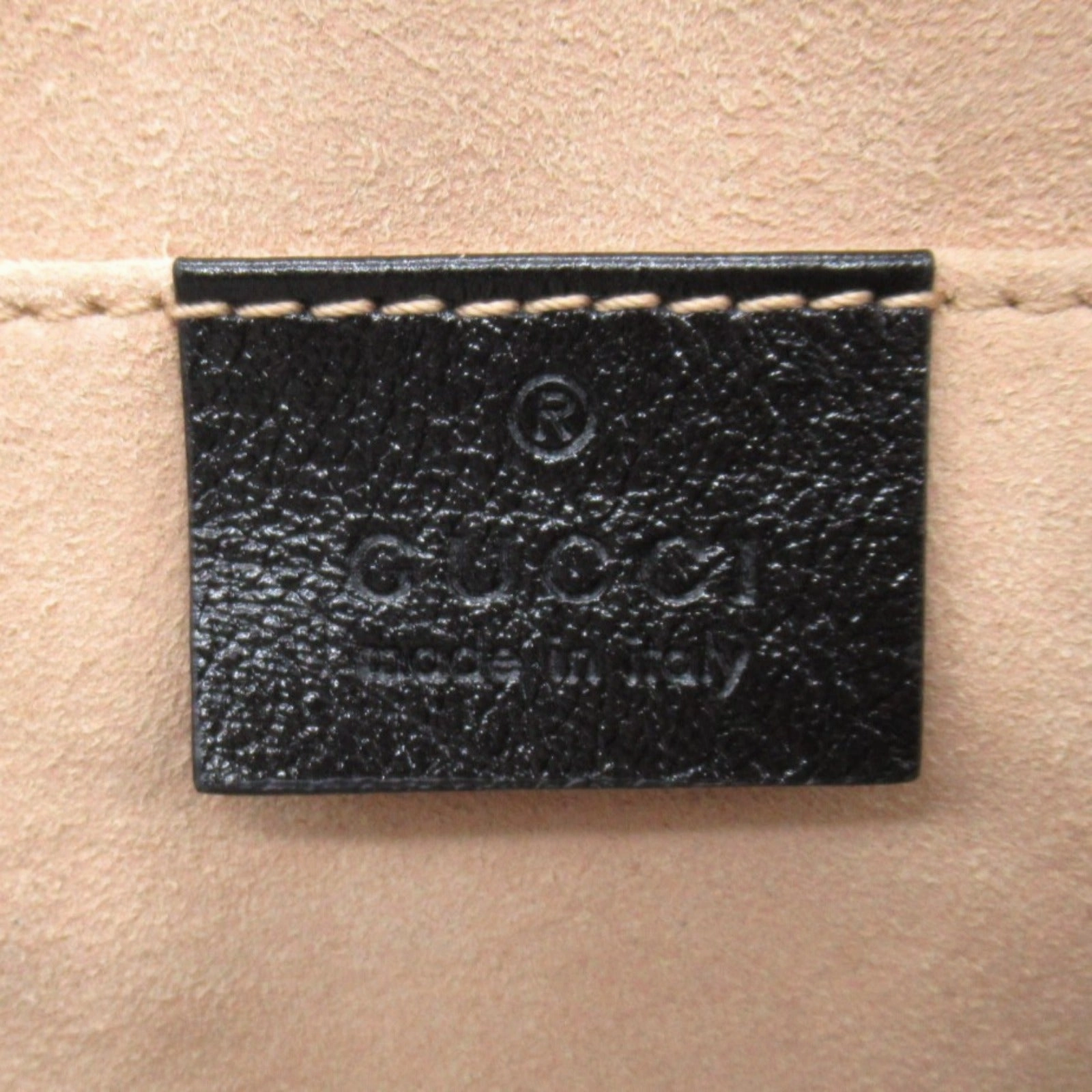 Gucci GG Marmont Leather Canvas Shoulder Bag