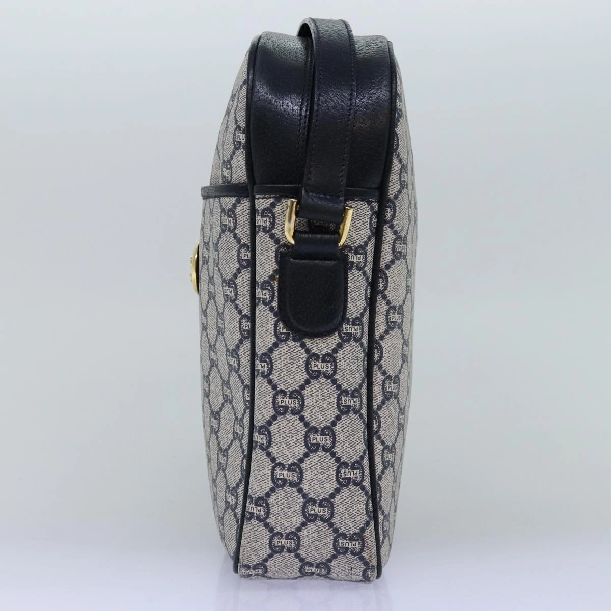 GUCCI GG Plus Supreme Shoulder Bag PVC Navy  12516