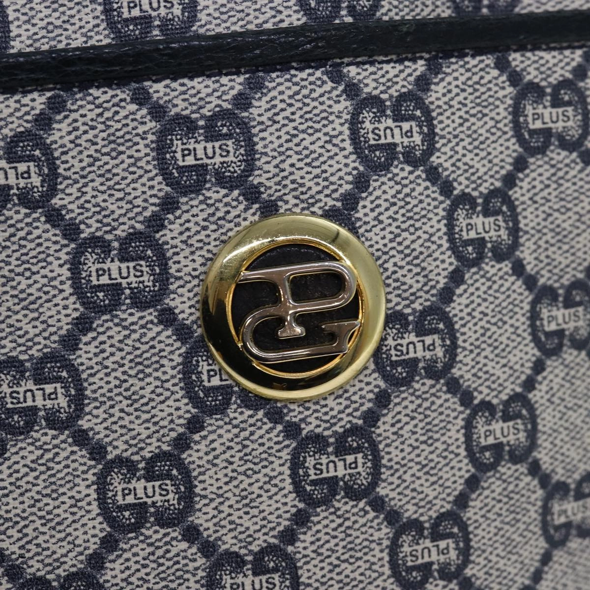 GUCCI GG Plus Supreme Shoulder Bag PVC Navy  12516