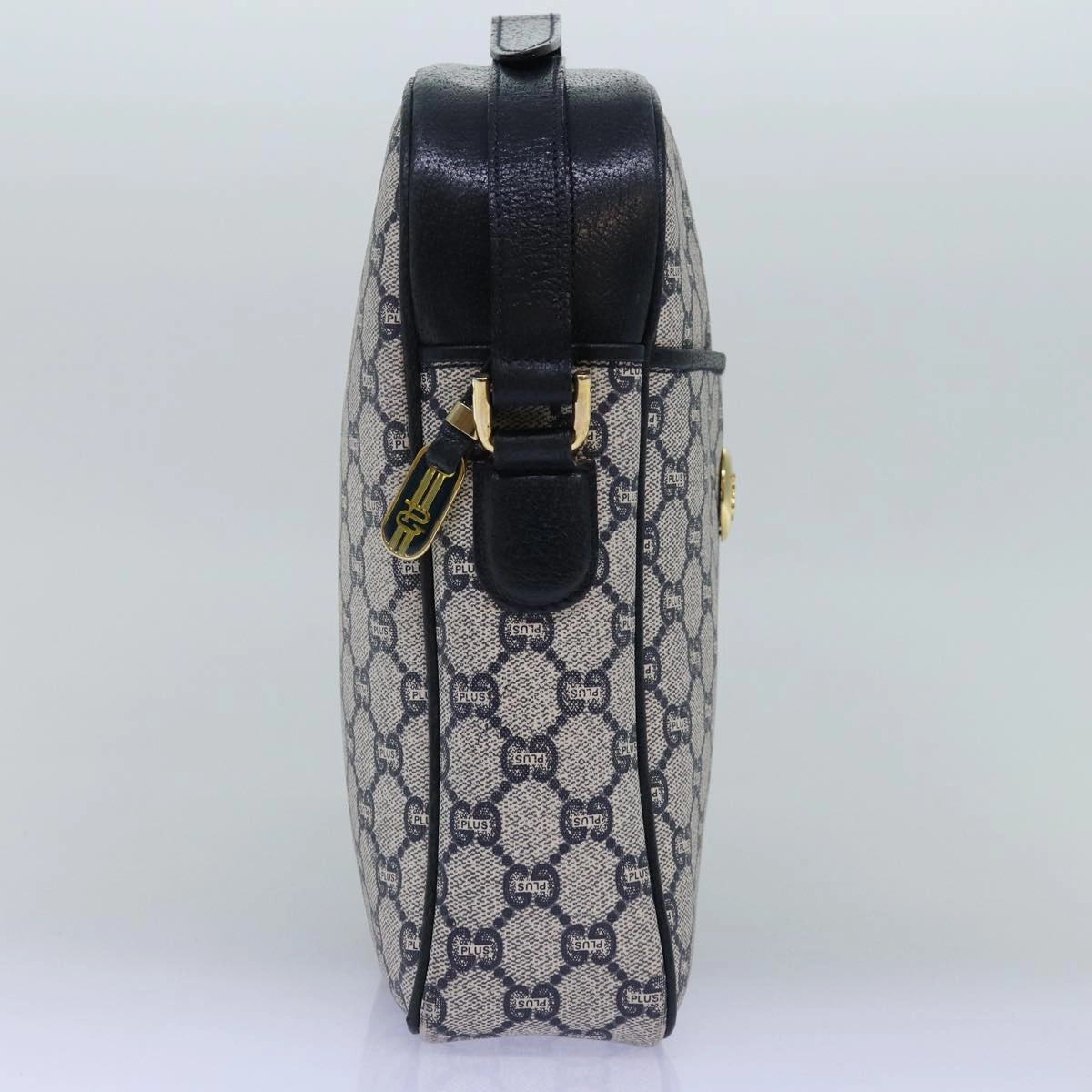GUCCI GG Plus Supreme Shoulder Bag PVC Navy  12516