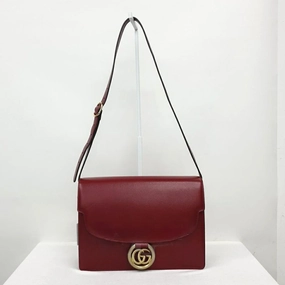 Gucci Gg Ring Leather Shoulder Bag (589471) (7994270)